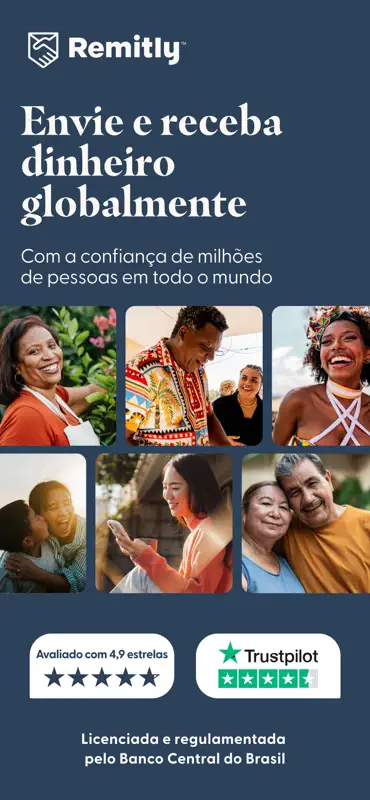 Remitly: envios de dinheiro screenshot 1 of 8