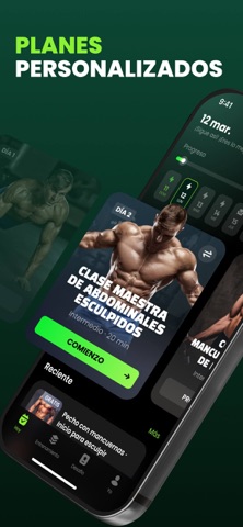 Gymax: Entrenamiento Muscular iPhone screenshot 2