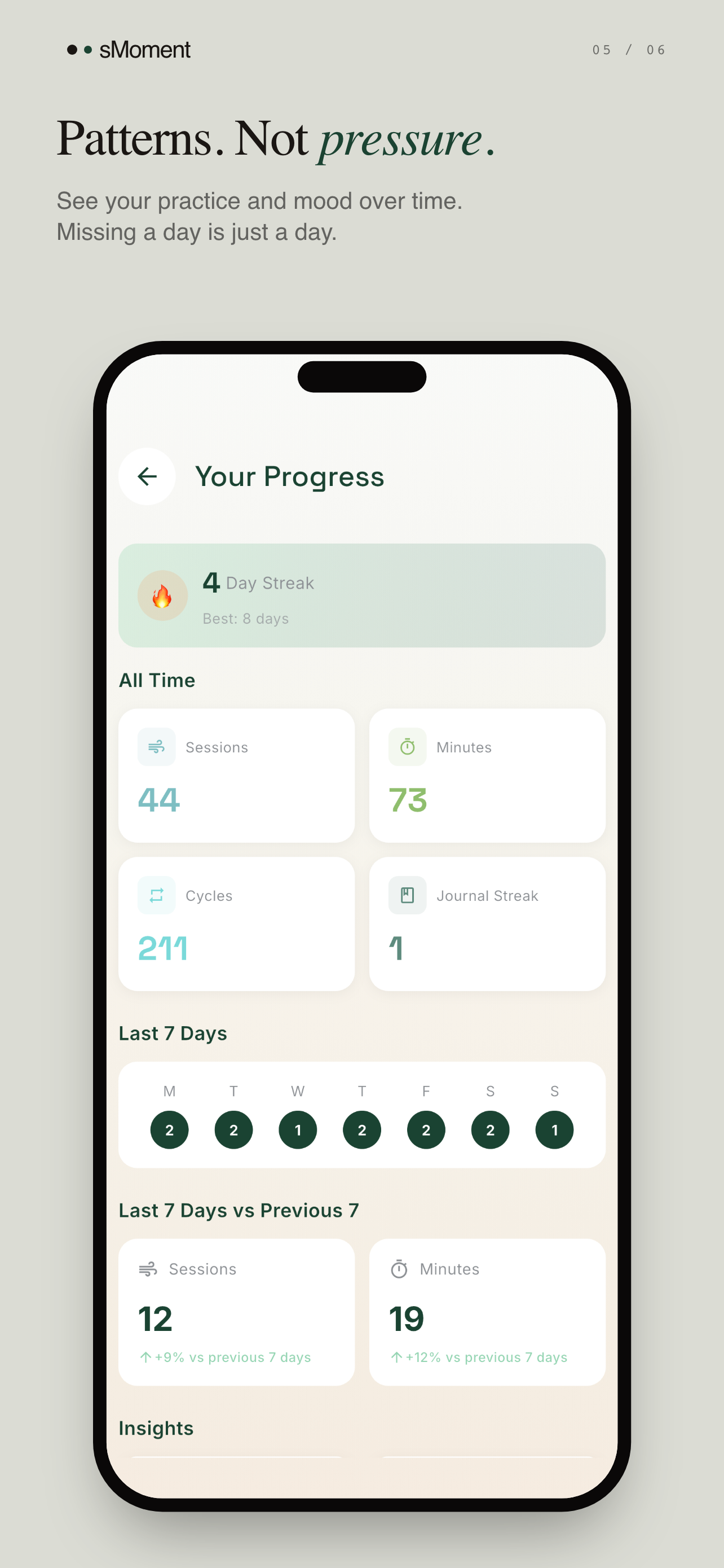 sMoment - Breathing Exercises screenshot 5
