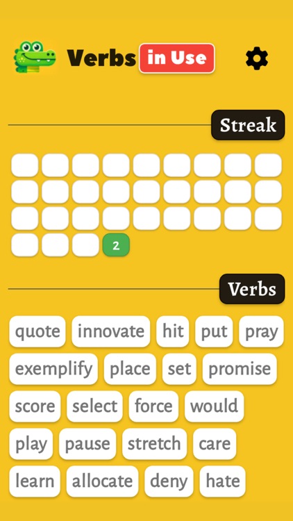 Verbs in Use - Learning verbs