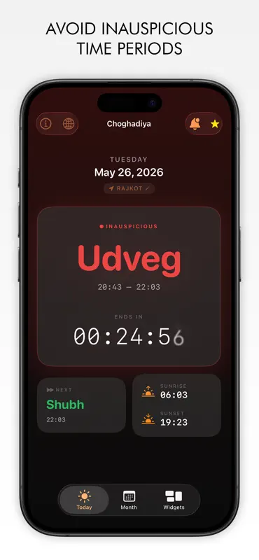 Choghadiya Widgets screenshot 8 of 10