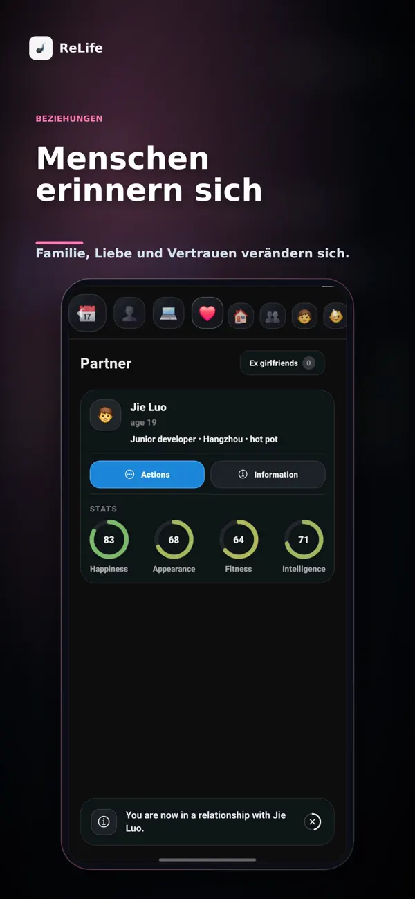 ReLife - Life Simulator iPhone Spiel Screenshot 4 – Spiele