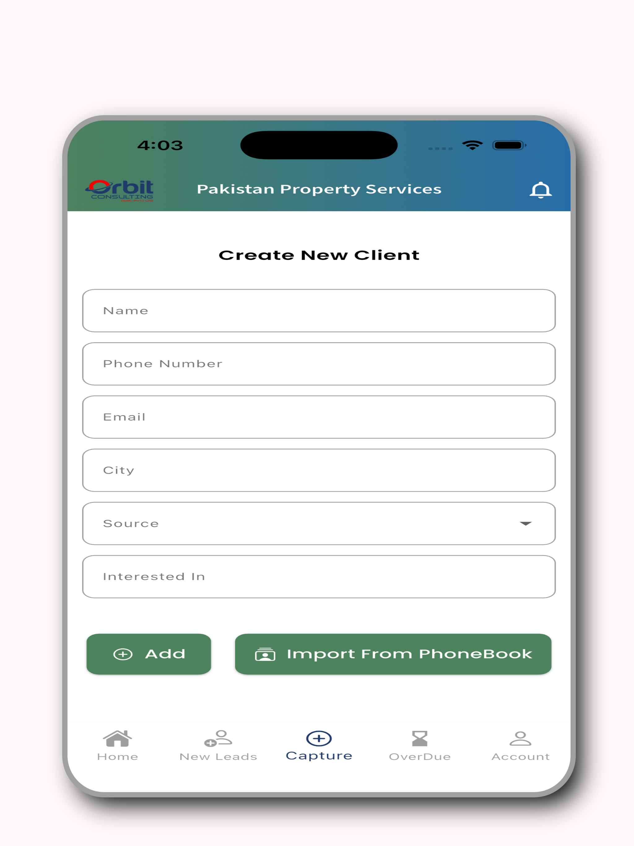 OrbitRE CRM screenshot 8