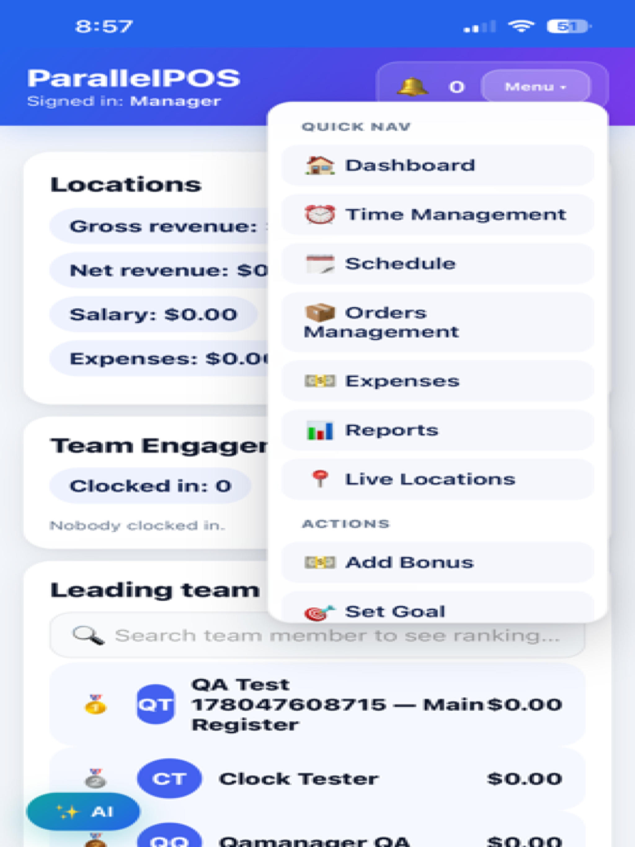 ParallelPOS Team screenshot 8
