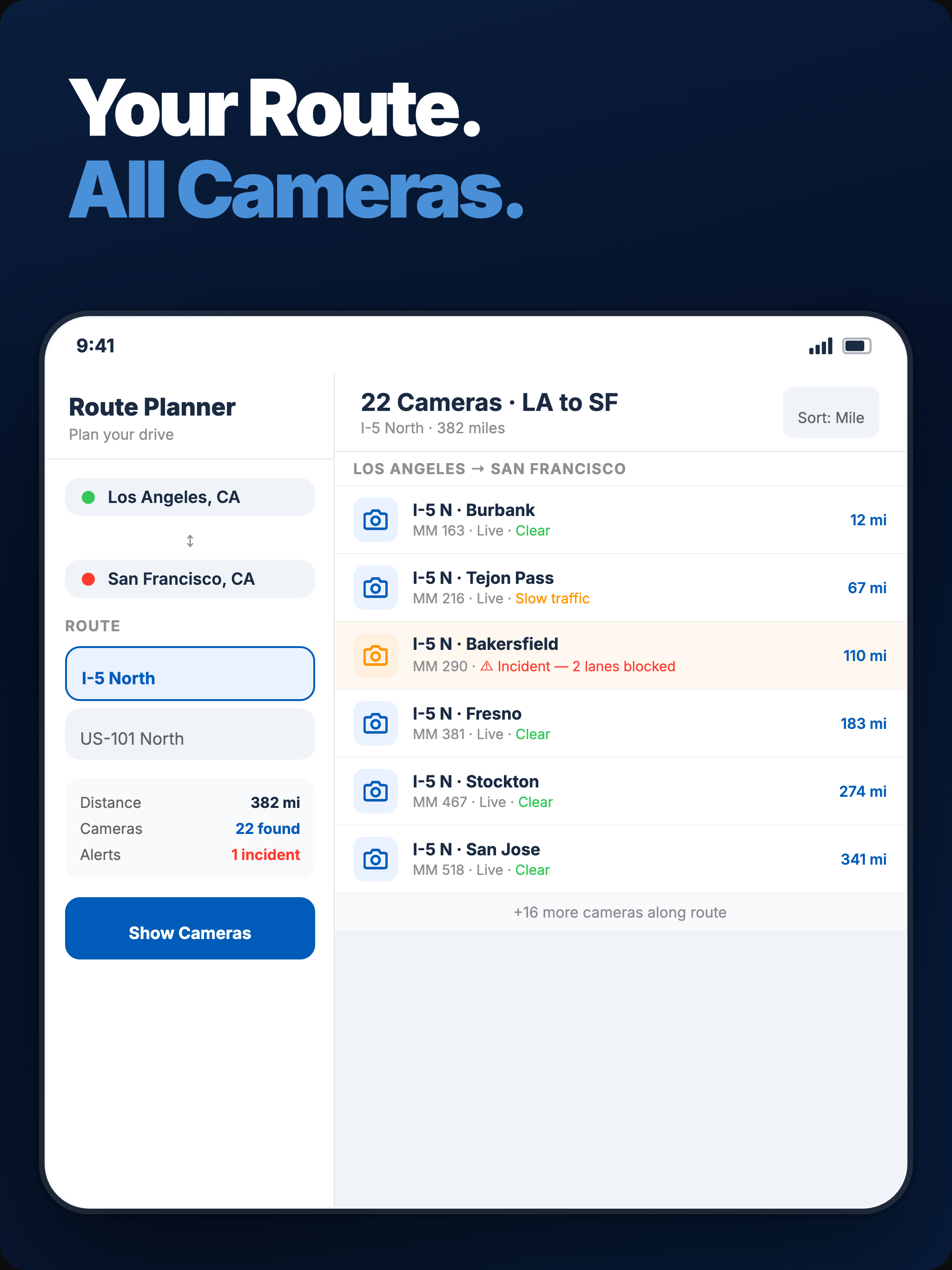 511 California Traffic Cameras
