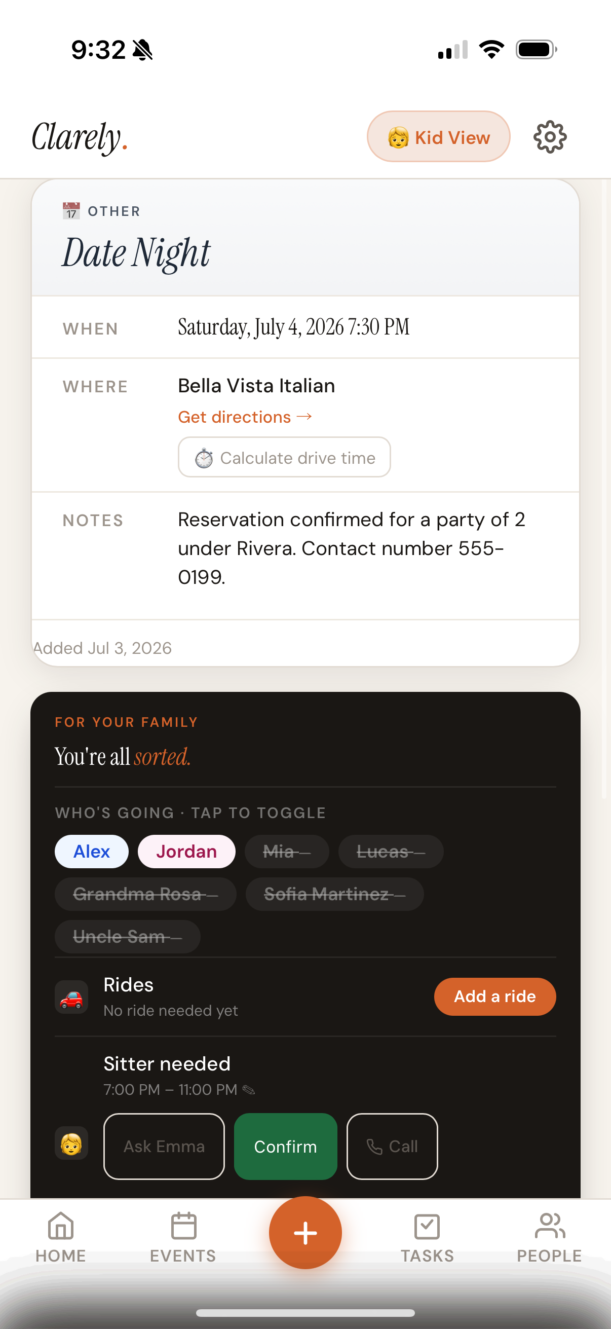 Clarely — Family Calendar screenshot 6