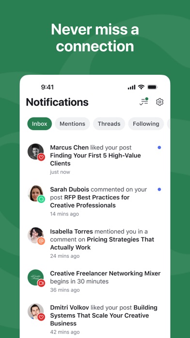 coCreator Society iPhone screenshot 4 - Social Networking app