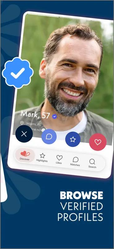 OurTime: Meet Singles Over 50 screenshot 3 of 6