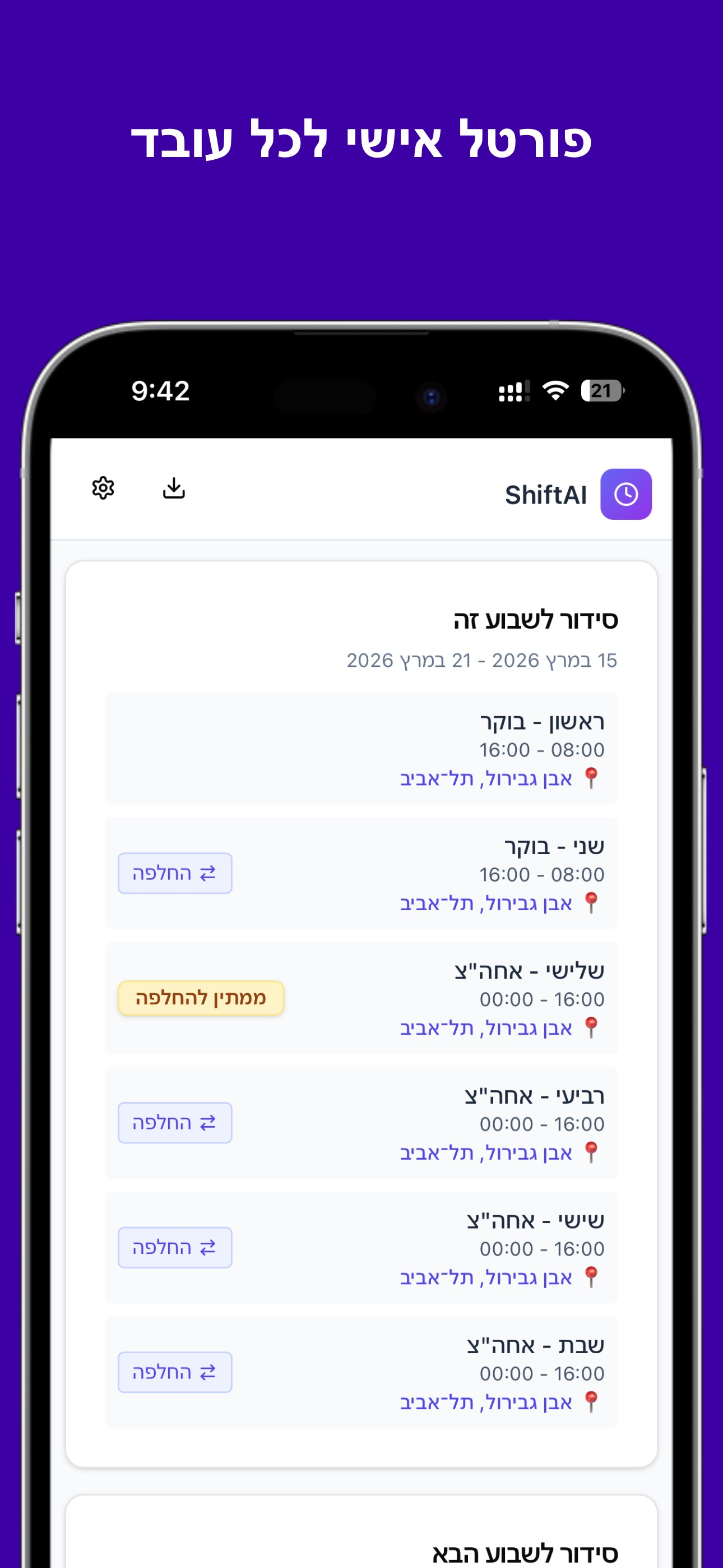 ShiftAI