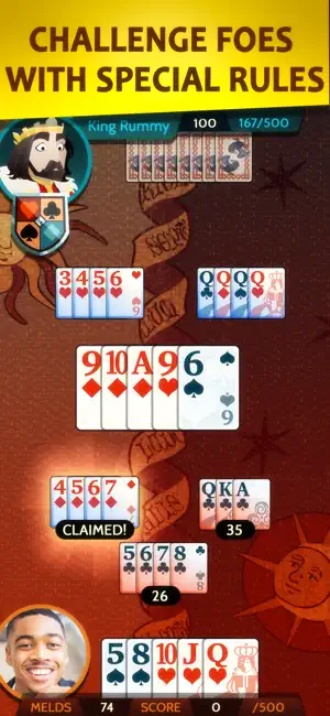Rummy 500 screenshot 3