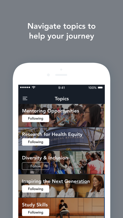 MiMentor iPhone screenshot 4 - Social Networking app