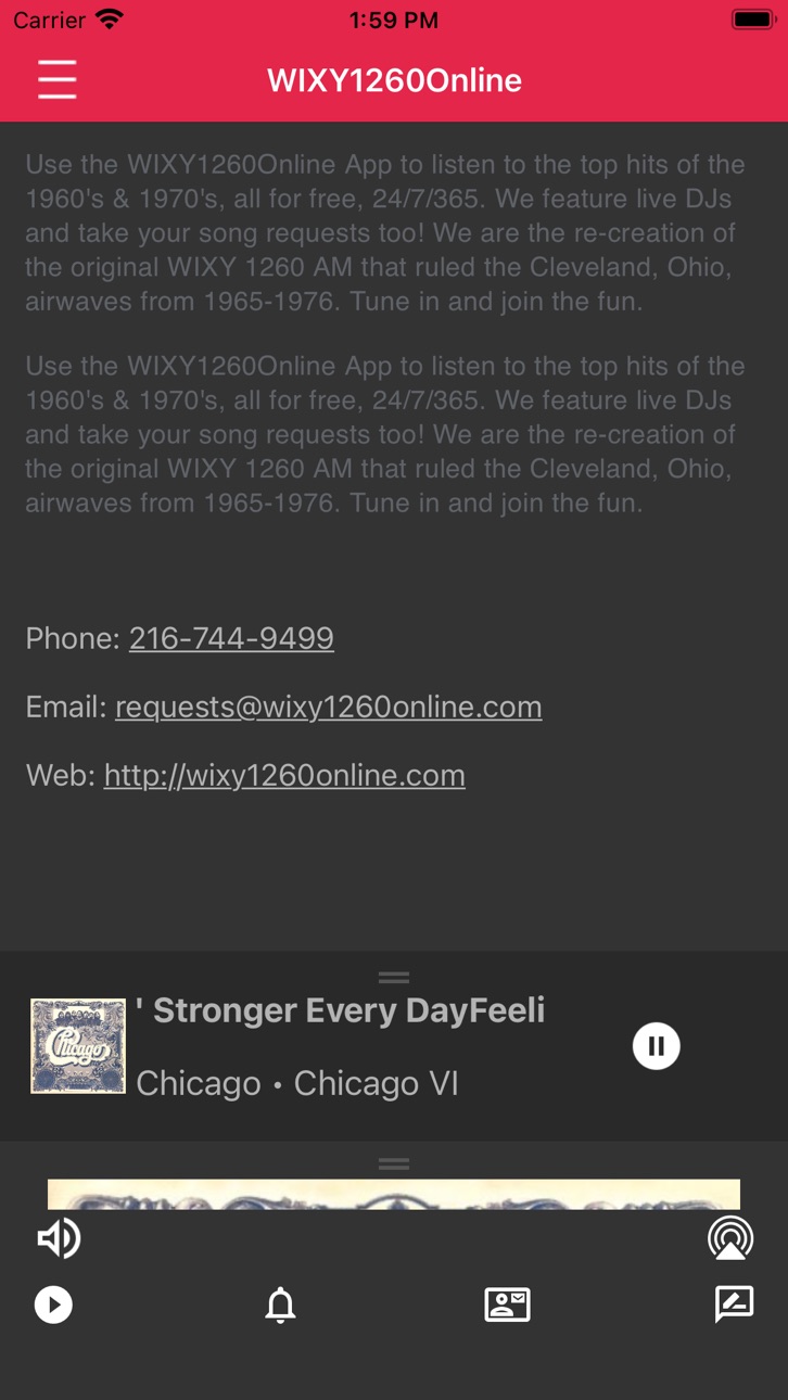 iPhone screenshot