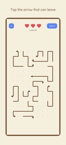 Arrows: Minimal Snake Puzzle Screenshot 1 of 6