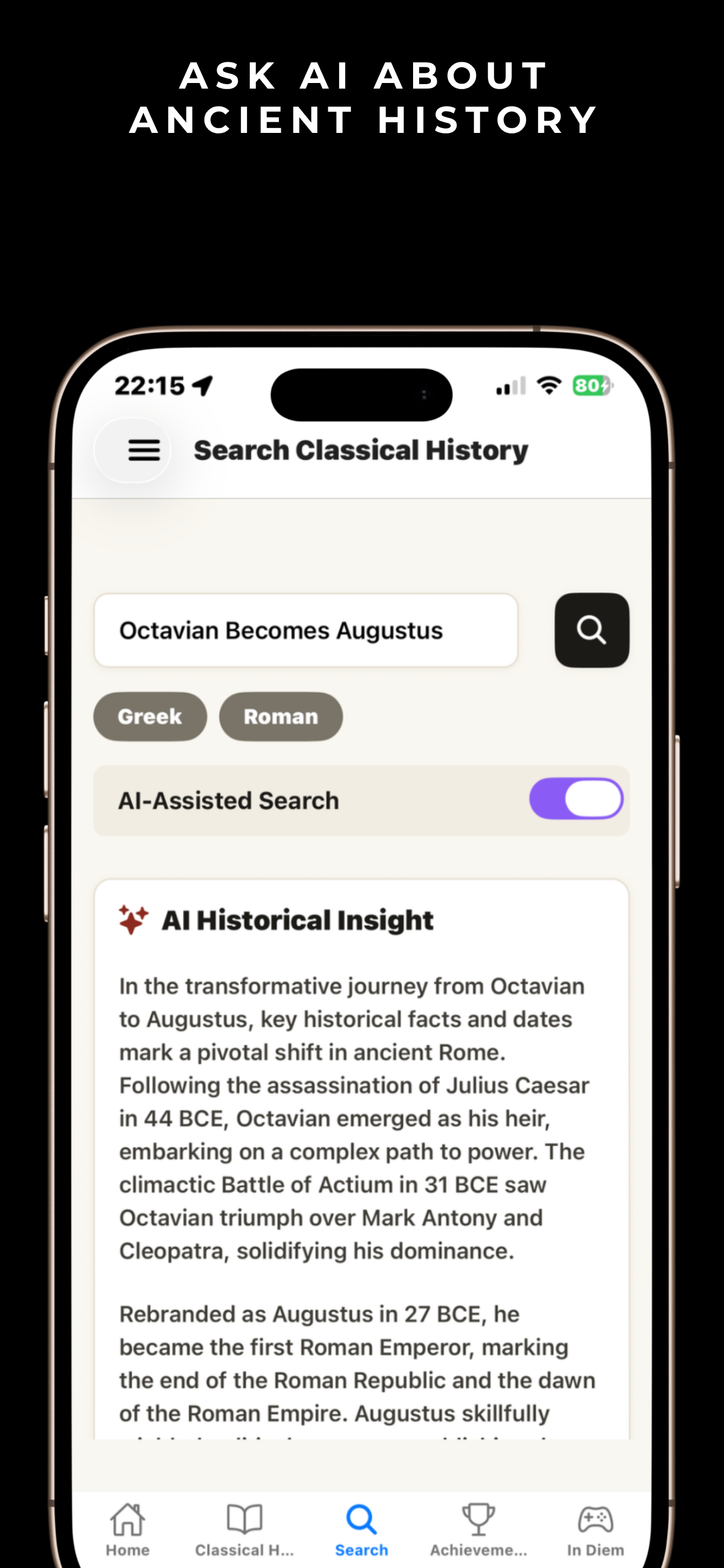 Curiosus: Ancient History