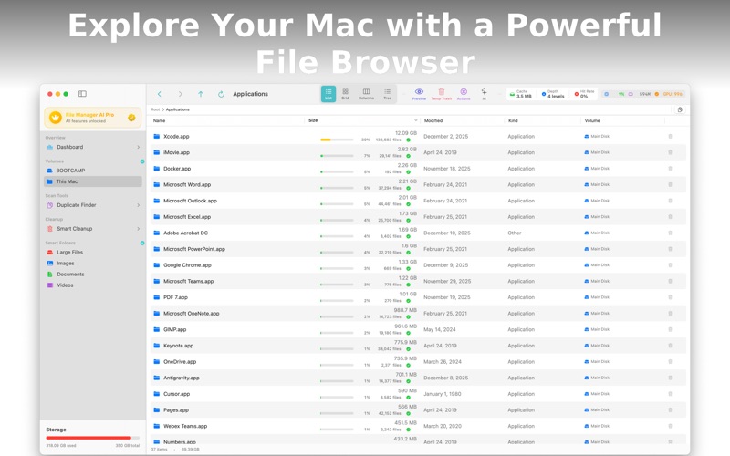 File Manager AI screenshot