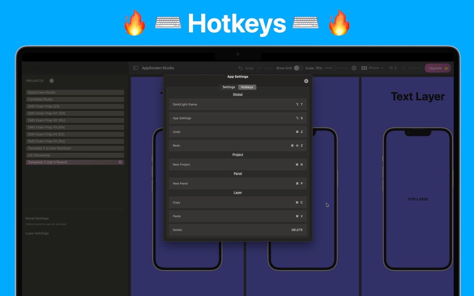 #9. AppScreen Studio: Mockup Maker (macOS) Ved: Momentarium LLC