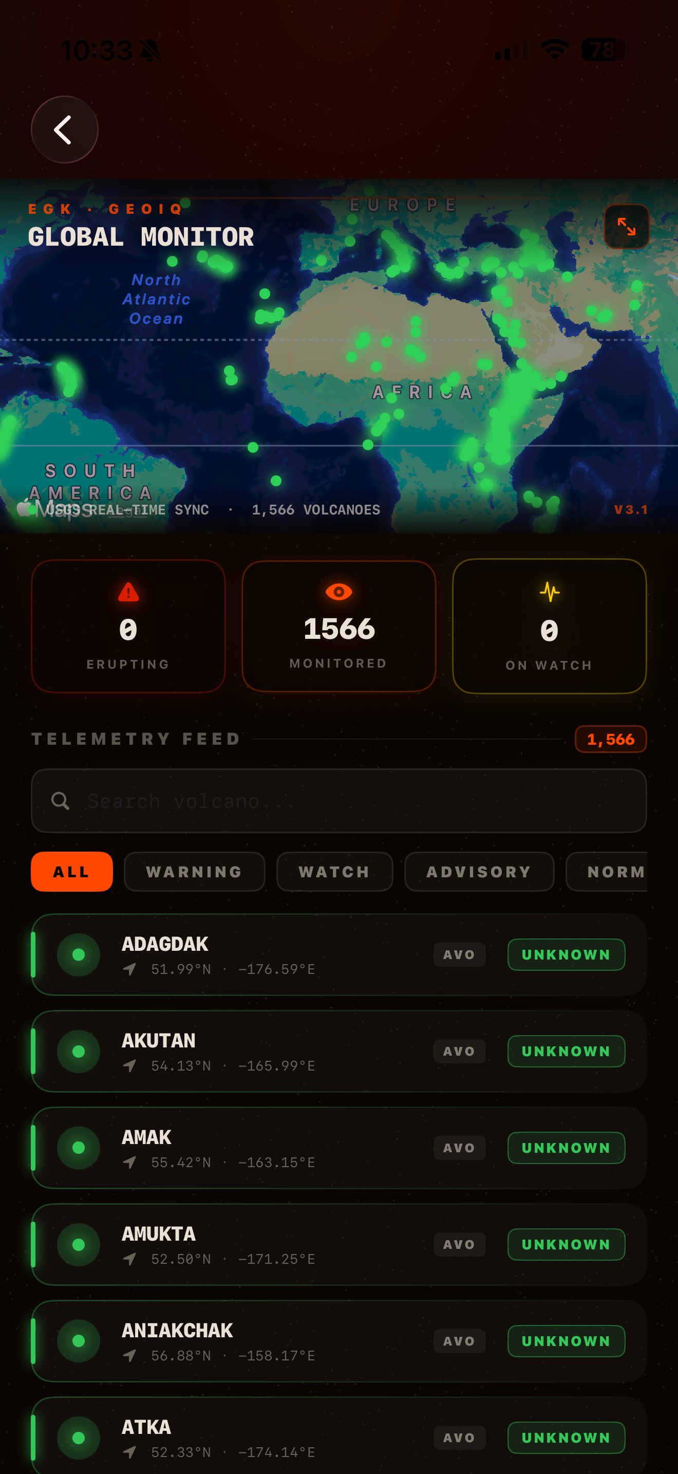 EGK GeoIQ Volcano