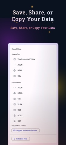 DataSieve: Text to Data Screenshot 6 of 6