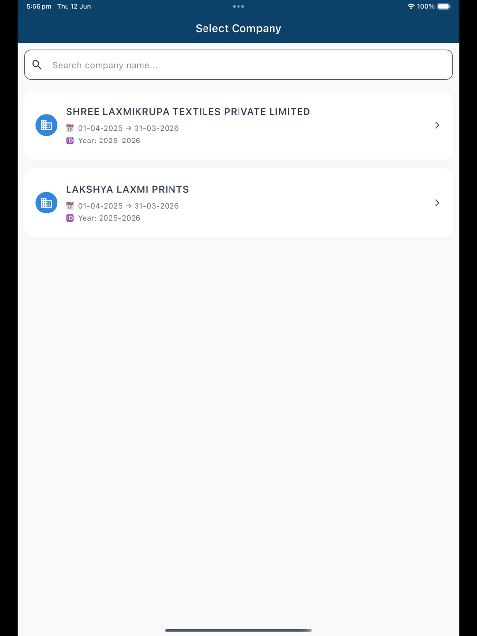 iPad screenshot