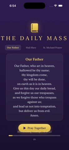 The Daily Mass iPhone screenshot