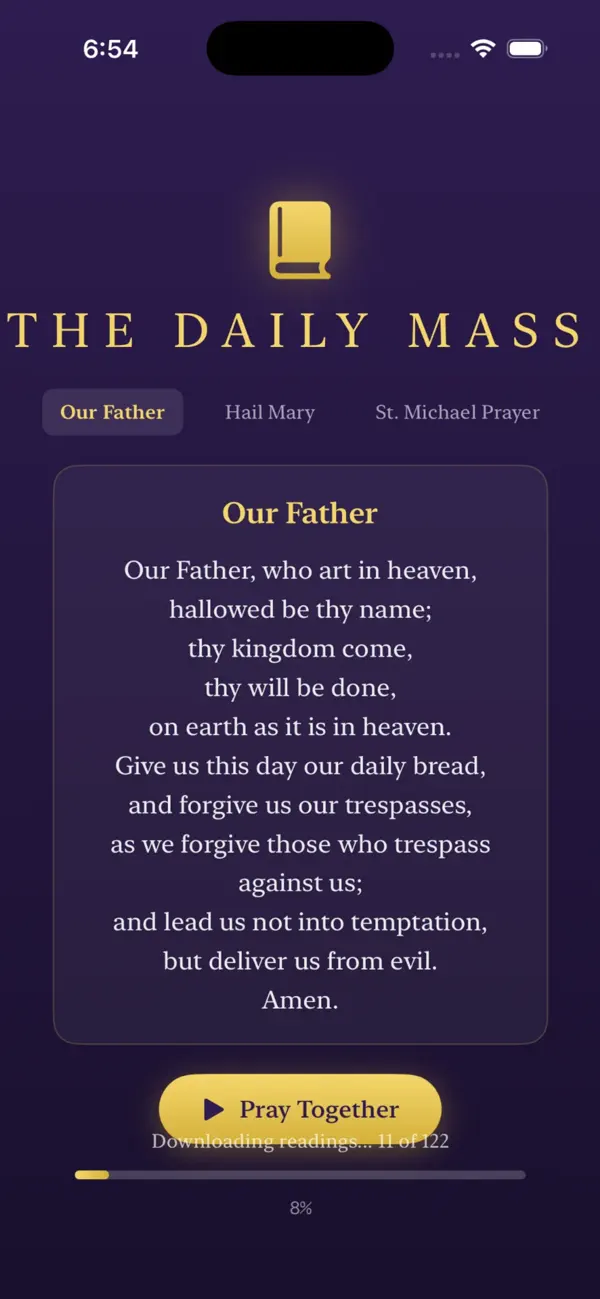 Screenshot #1 pour The Daily Mass