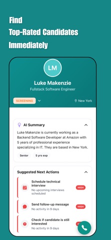 RecruitFlow screenshot