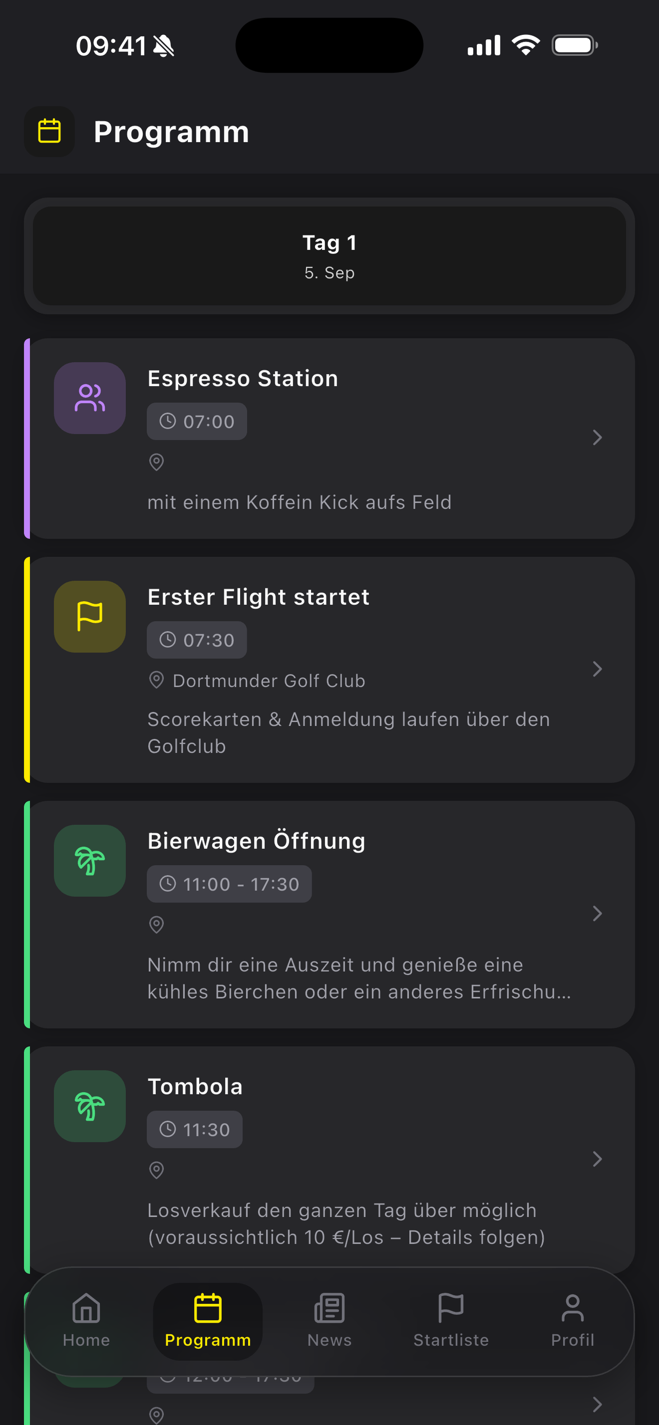 JUSTPERFORMANCE Golfturnier screenshot 3