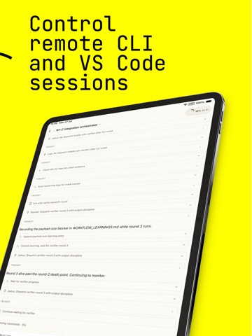 Kilo Code: Code with AI Agents iPad screenshot