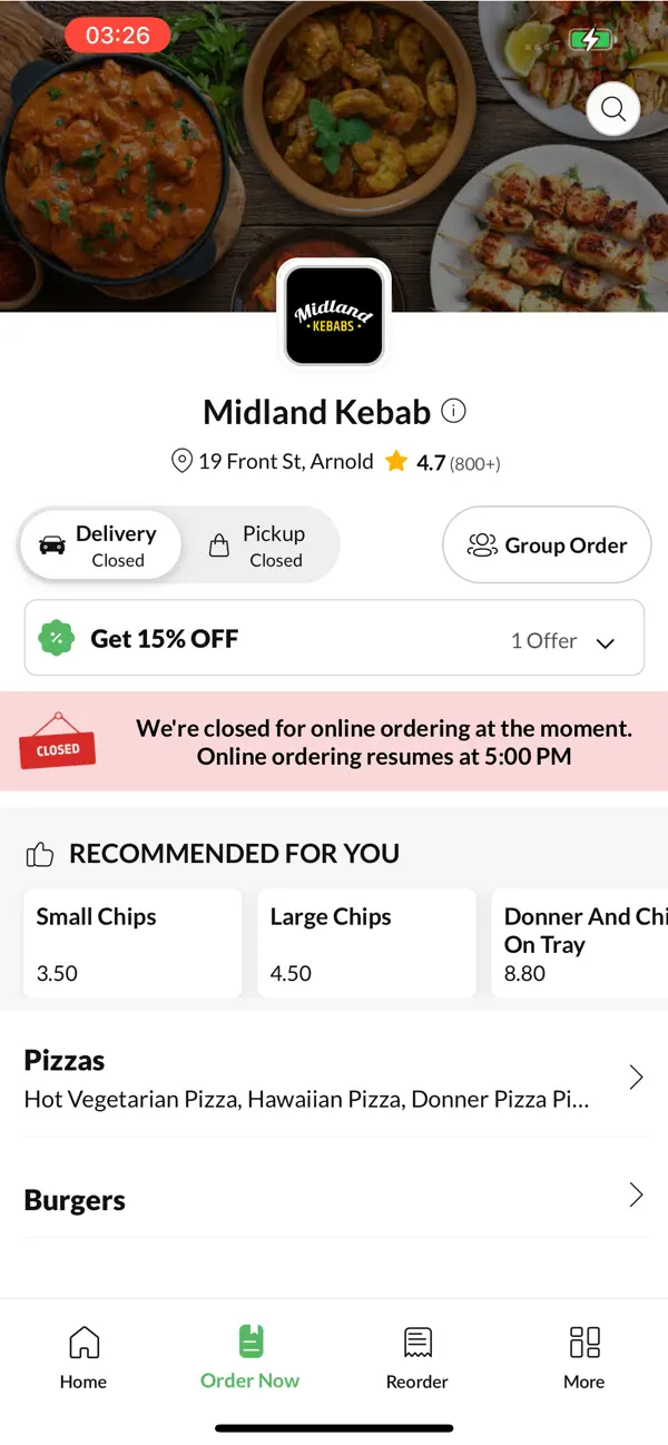 Screenshot #2 pour Midland Kebab Arnold.