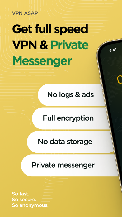 VPN ASAP & Private Messenger Screenshot