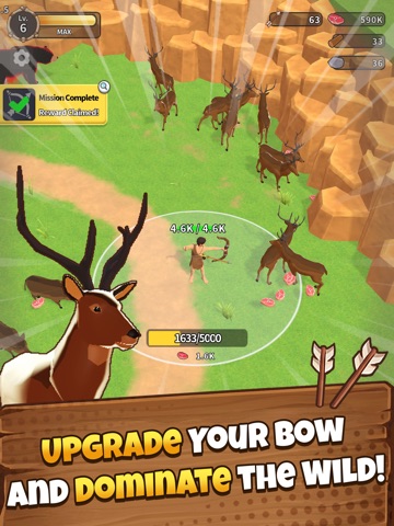 Hunter Evolution : Idle Game iPad screenshot