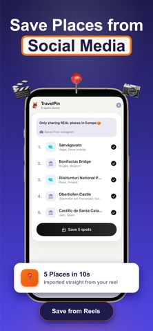 TravelPin: Save & Plan Screenshot 1 of 5