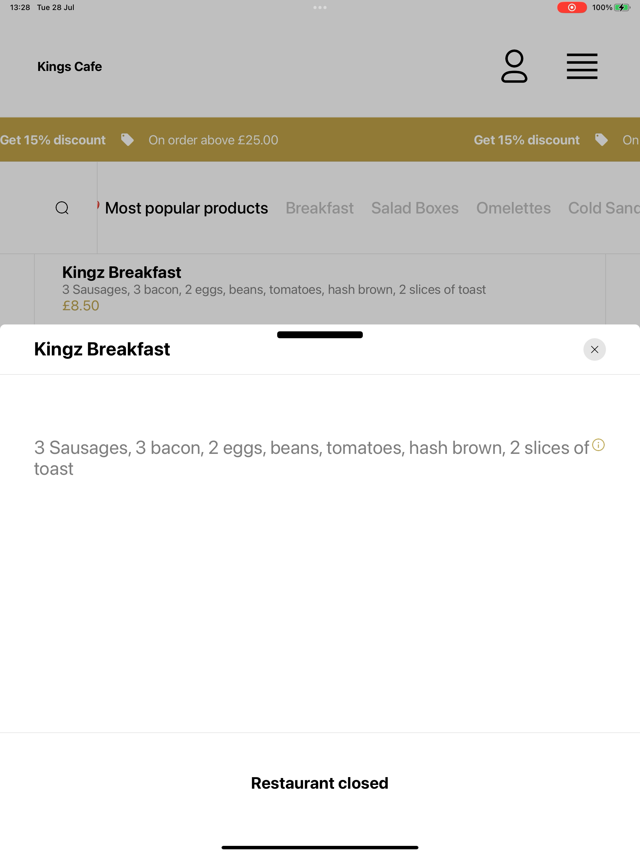 Kings Cafe screenshot 8