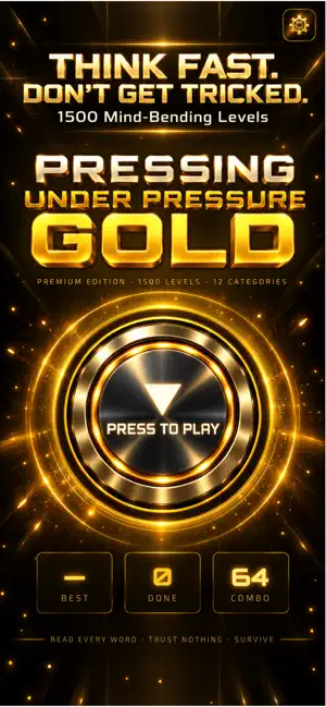 Pressing Under Pressure Gold screenshot 1