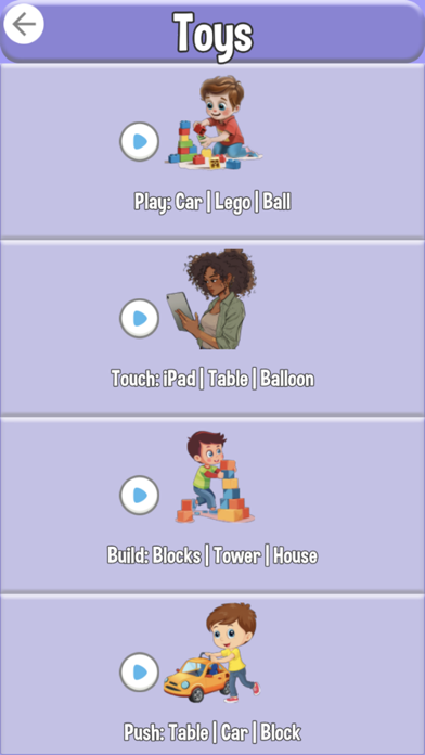 Speech Therapy 6 – Sentences Screenshot