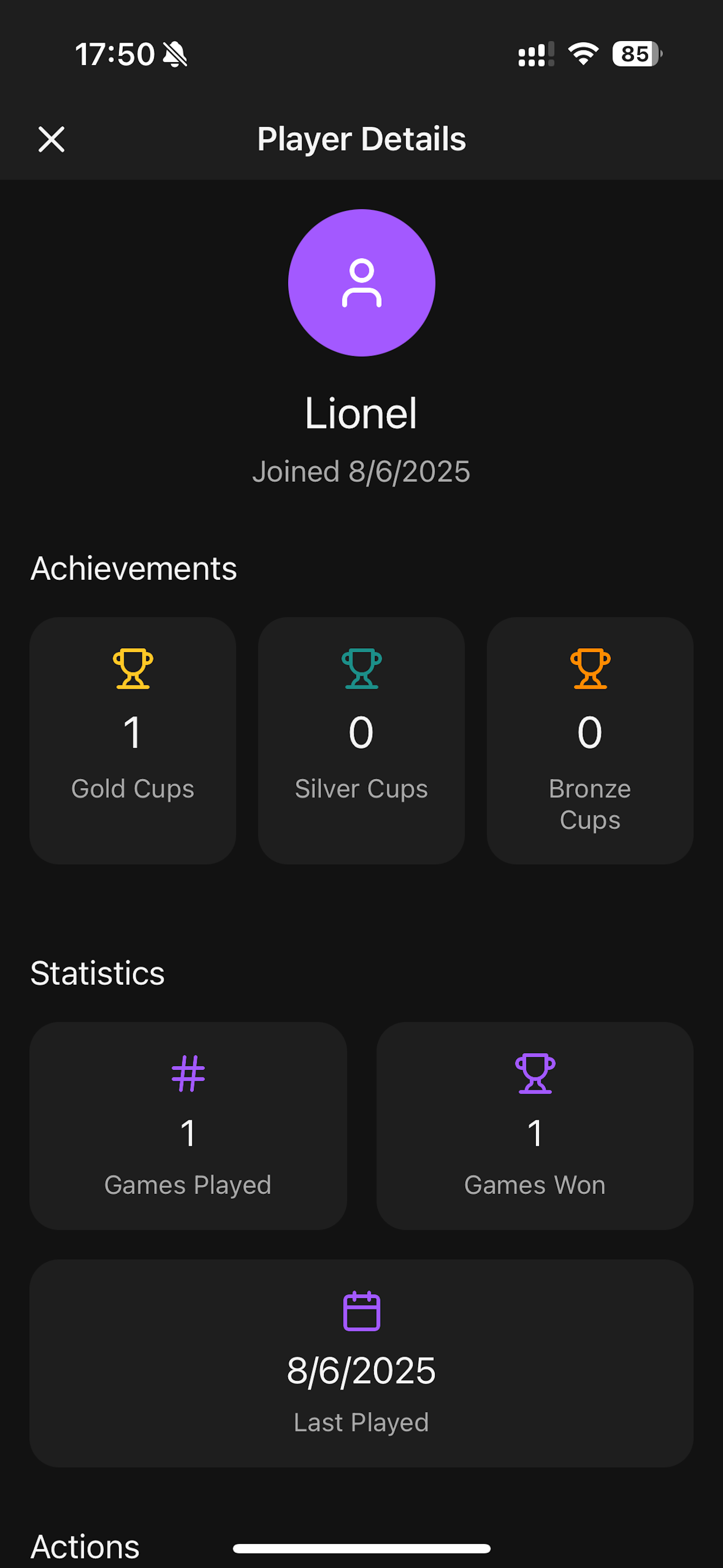 Game Score Tracking