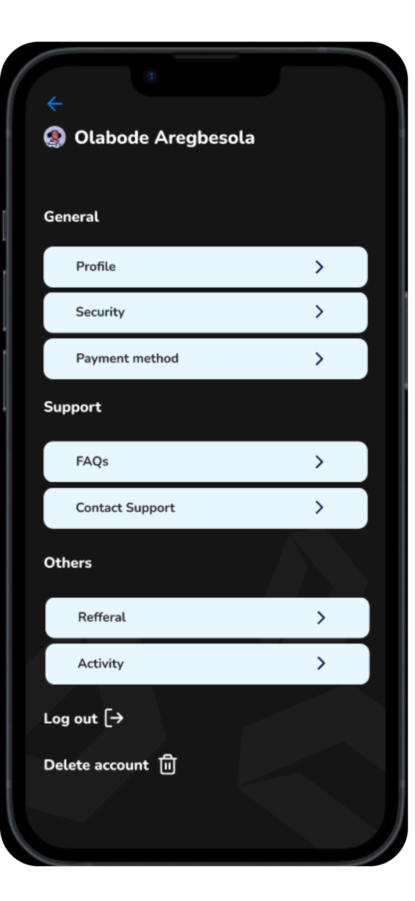 iPhone screenshot