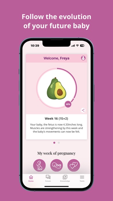 Baby Mam Pregnancy Tracker Screenshot