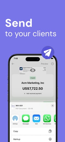 Estimate & Invoice Maker App screenshot