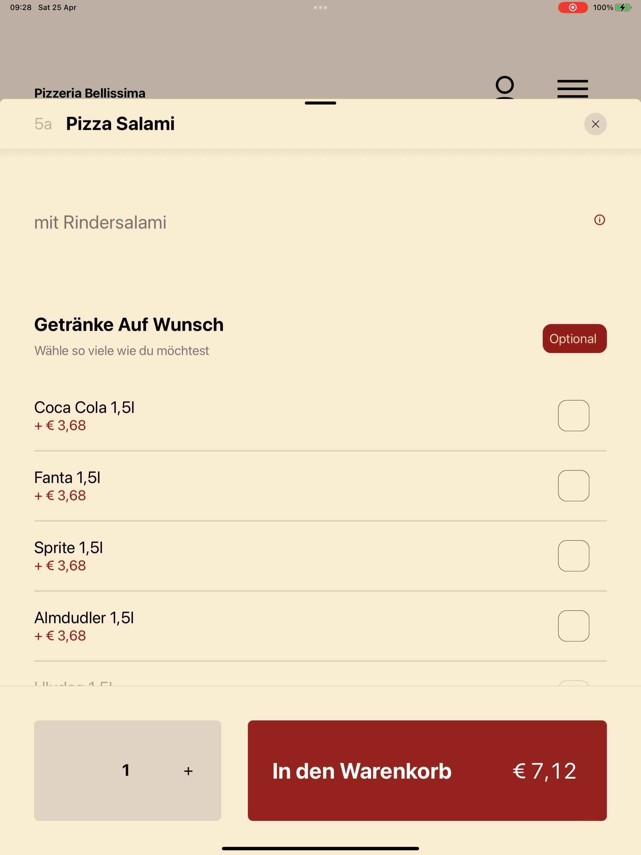 Pizzeria Bellissima screenshot 8