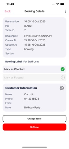 Orderbuddy Booking Screenshot 2 of 4