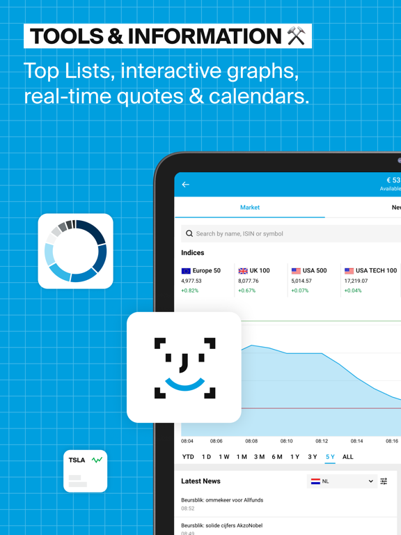 DEGIRO - Online Trading App iPad screenshot 5 - Finance app