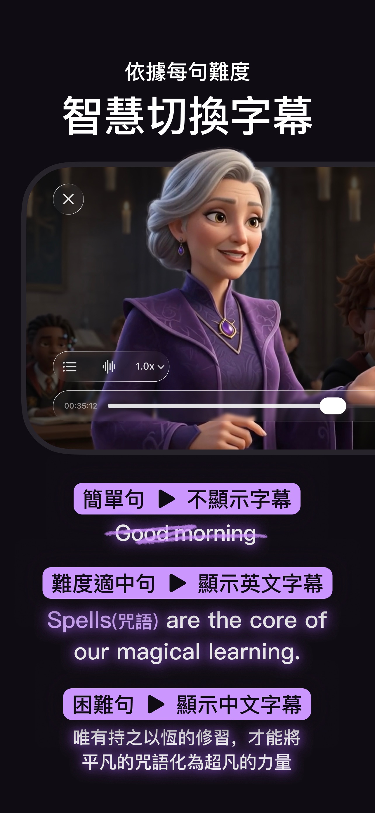 Screenshot 1 of spell player