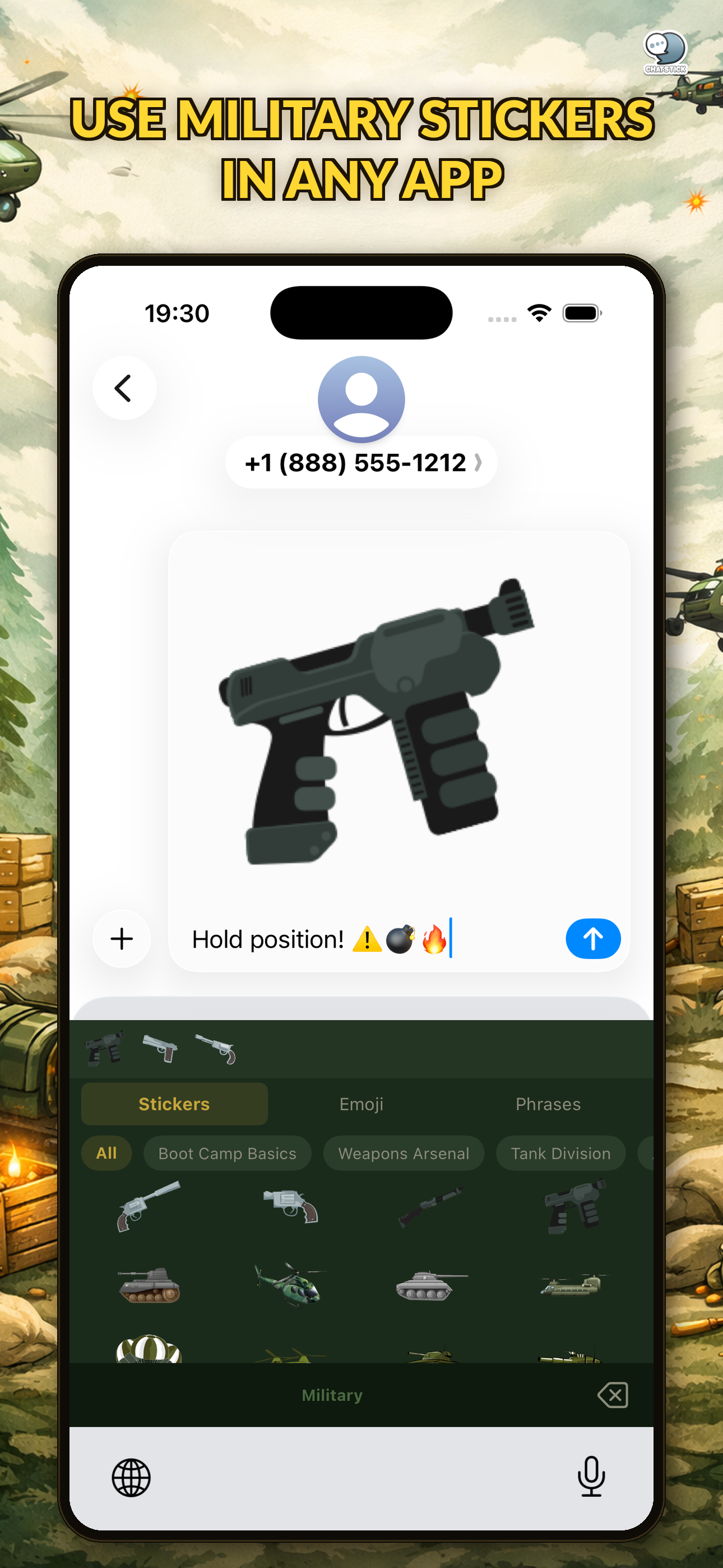 Military Stickers by ChatStick