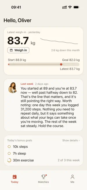 DropMatch: Weight Loss Partner screenshot 1