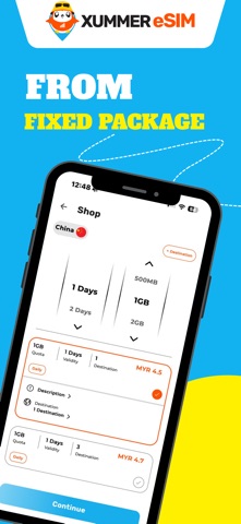 Xummer eSIM screenshot