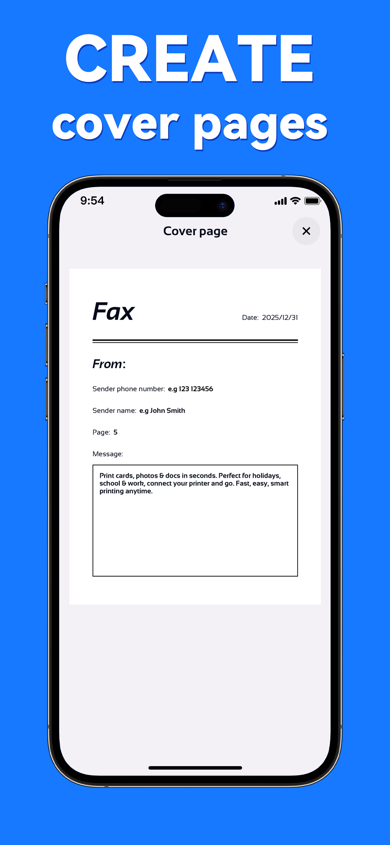 Fax from iPhone: Send Docs App