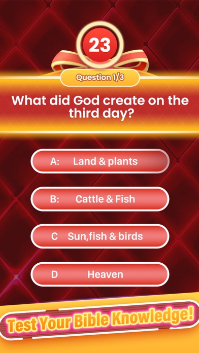 Bible Trivia Go - Quiz Game Screenshot