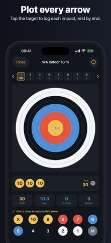 TenRing: Archery Score & Plot iPhone screenshot