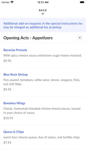 Blue Rock Pizza & Tap screenshot 3